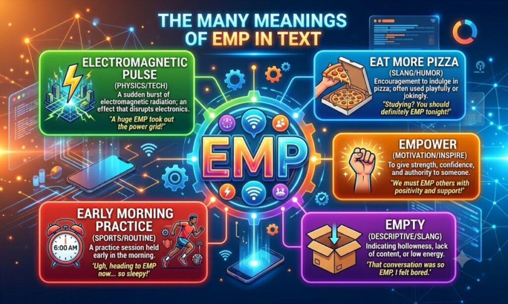 EMP meaning in text