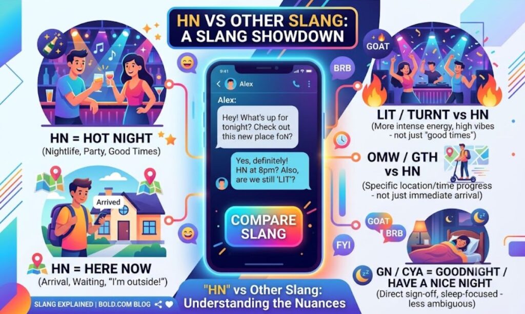 HN vs Other Similar Slang Terms