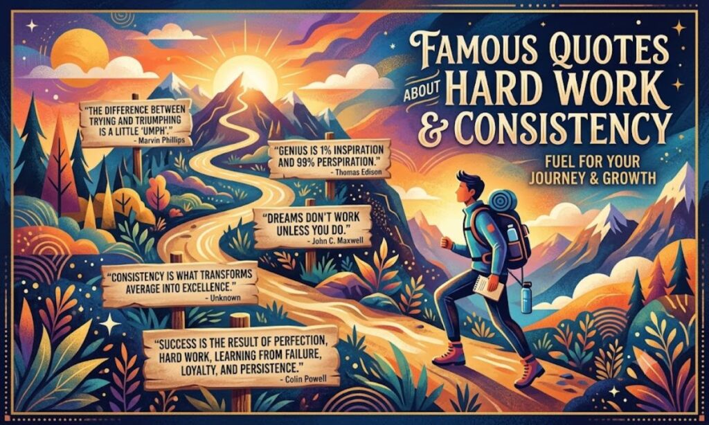 Famous Quotes About Hard Work and Consistency