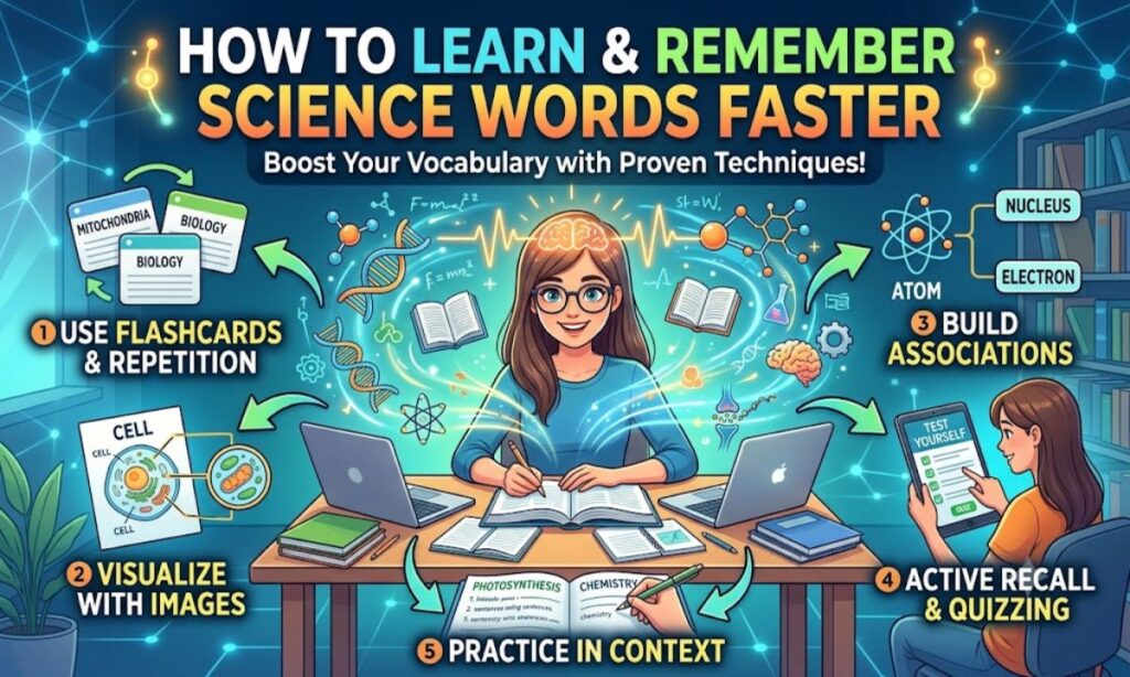 How to Learn and Remember Science Words Faster