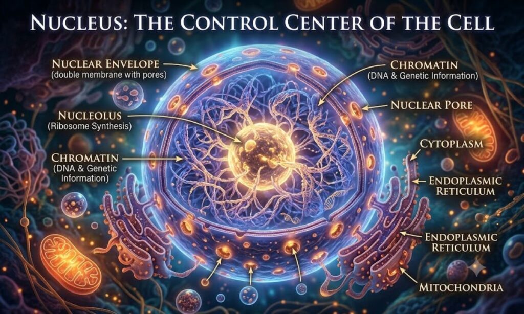 Nucleus The Control Center of the Cell
