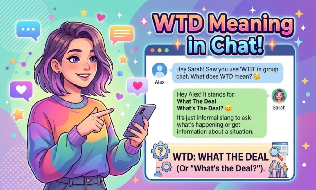 WTD Meaning in Chat from a Girl