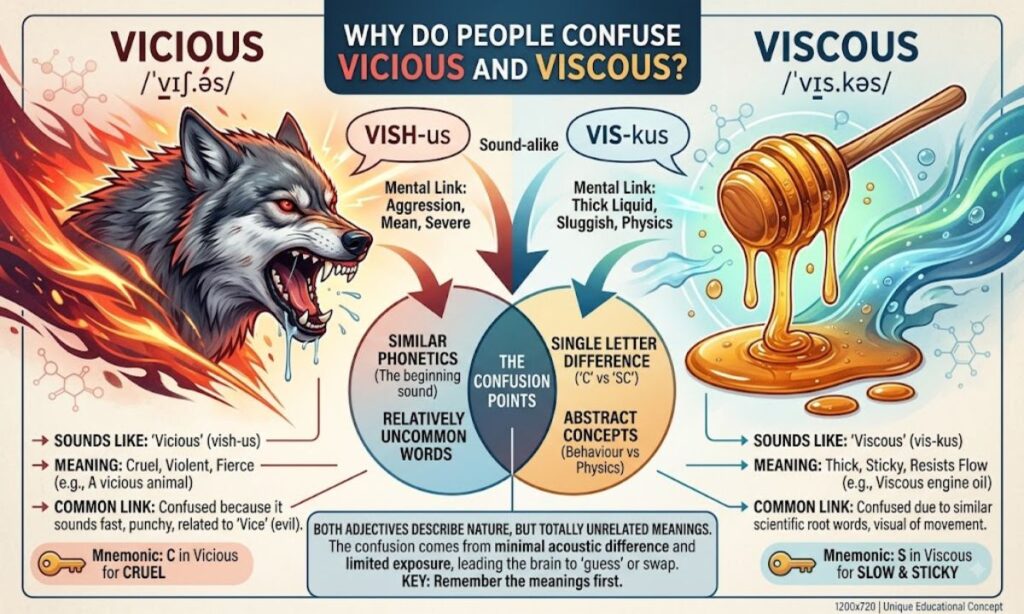 Why Do People Confuse Vicious and Viscous