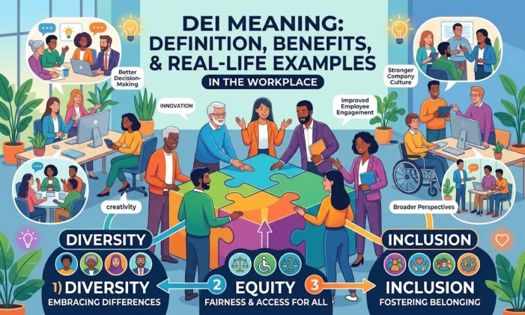 DEI Meaning Definition, Benefits, and Real-Life Examples in the Workplace