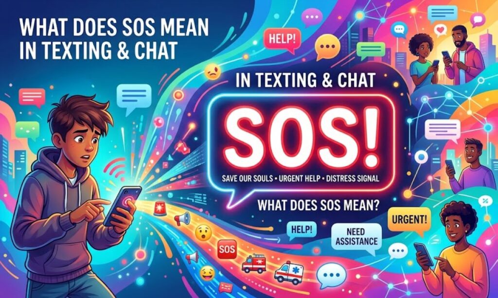 SOS Meaning in Texting and Chat