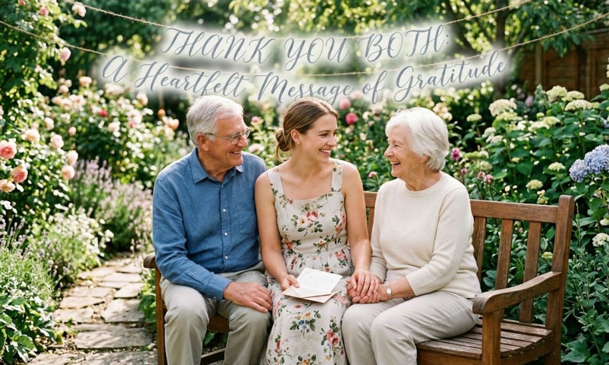 Thank You Both A Heartfelt Message of Gratitude