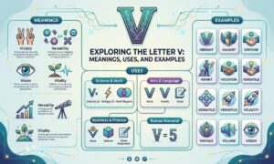 With V Meanings, Uses, and Examples