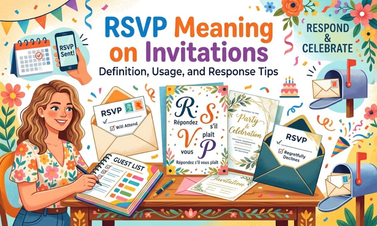 RSVP Meaning on Invitations Definition, Usage, and Response Tips