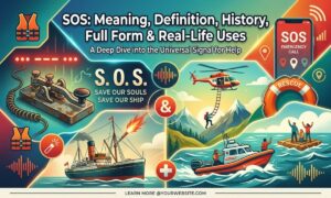 SOS Meaning Definition, History, Full Form, and Real-Life Uses